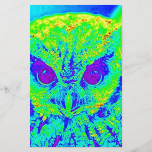 fluorescerande uggla