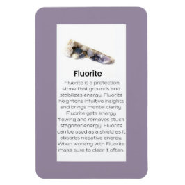 Fluorite Crystal Gemstone: Jewelry Visning Magnet