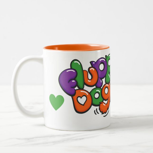 Fluppy Hundar Character Moxley Two Toned Mugg (Vänster)