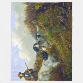 Flushing Grouse Long Sjö Game Bird Hunting Fleecefilt