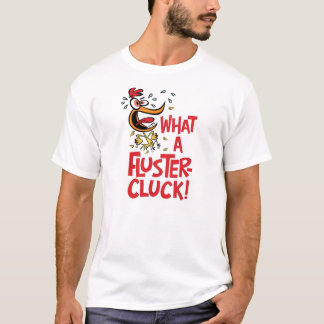 Flusterdumhuvudmanar utslagsplats t-shirt