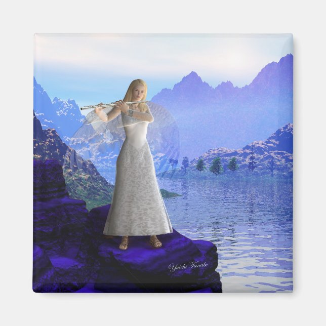 Flute Angel 2 Magnet (Framsidan)
