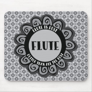 Flute är bäst musmatta