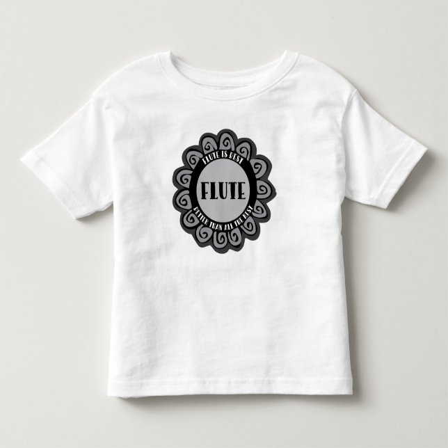 Flute är bäst t shirt (Framsida)