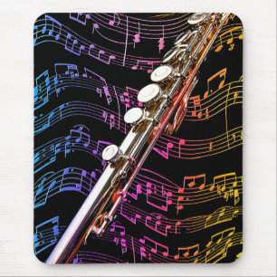 Flute är min passion_ musmatta