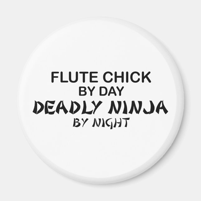 Flute Chick Deadly Ninja by Night Magnet (Framsidan)