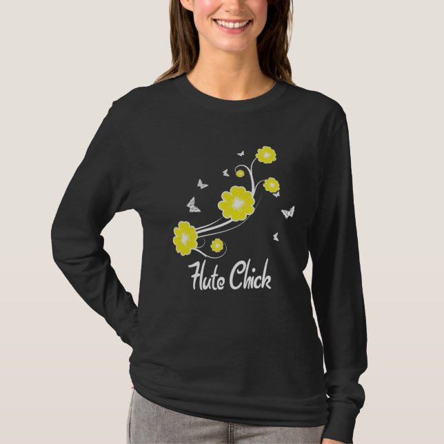 Flute Chick T-shirt (Framsida)
