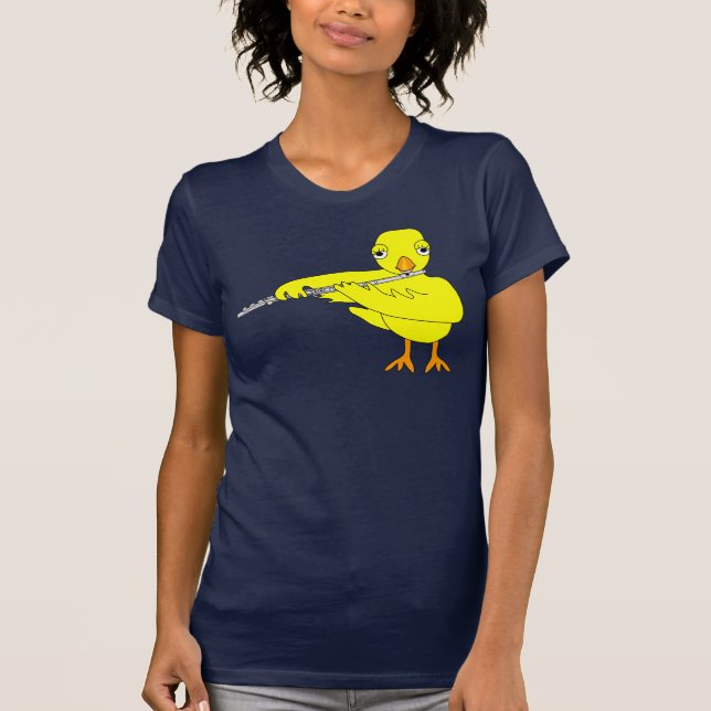 Flute Chick T Shirt (Framsida)