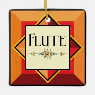 Flute Decorative Block Julgransprydnad Keramik