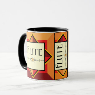 Flute Decorative Block Mugg