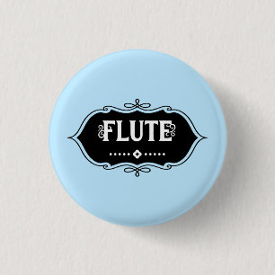 Flute Emblem Knapp