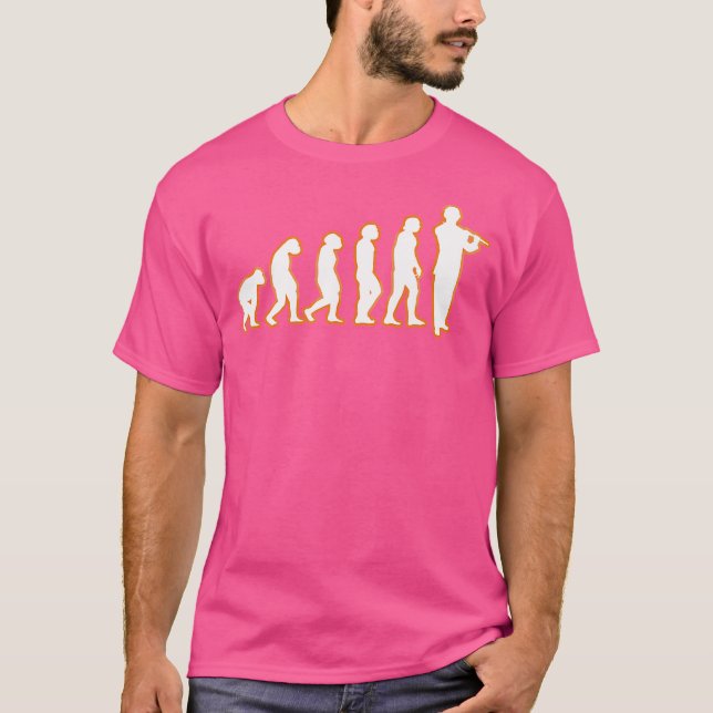 Flute Evolution Flute T Shirt (Framsida)