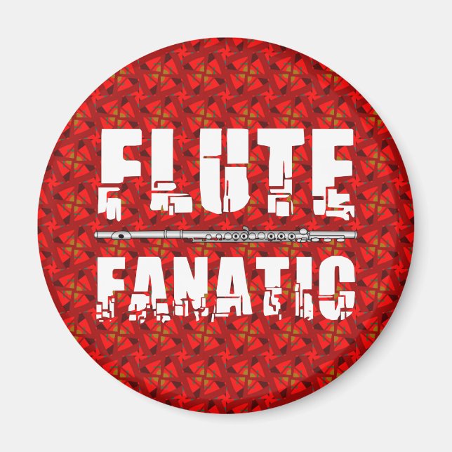 Flute Fanatic Magnet (Framsidan)
