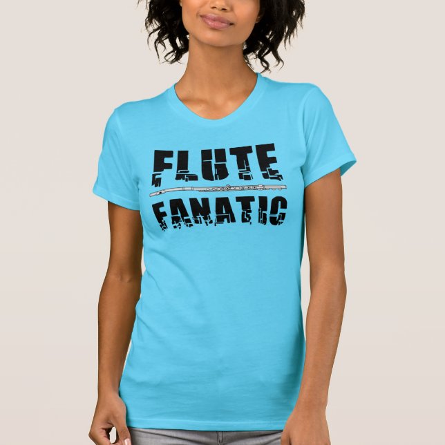 Flute Fanatic T Shirt (Framsida)