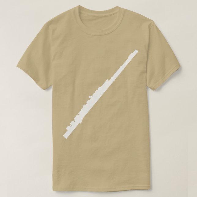 Flute Flutist T Shirt (Design framsida)