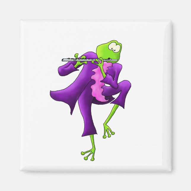 Flute Frog Magnet (Framsidan)