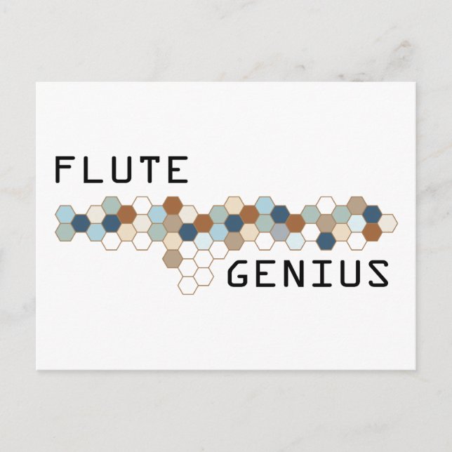 Flute Genius Vykort (Framsida)