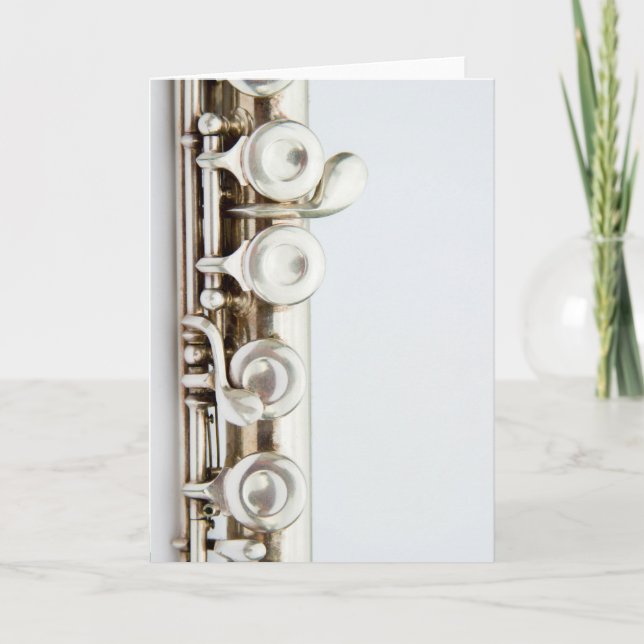 Flute Greeting Card Kort (Framsida)