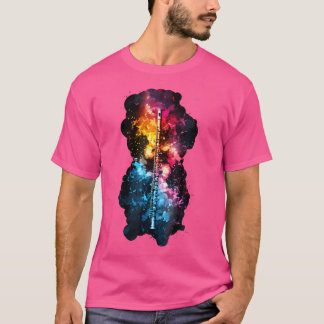 Flute Instrumentet på färgfärgad, färgad, färglös, T Shirt