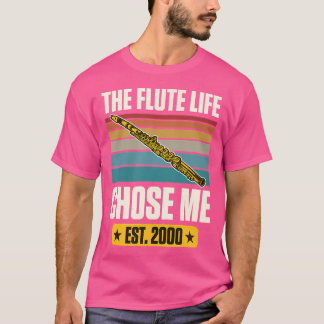 Flute Life valde mig att etablera 2000 års flöjt T Shirt