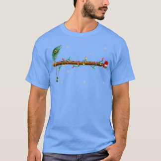 Flute Music Julafton Lighting Matching Santa Hat F T Shirt
