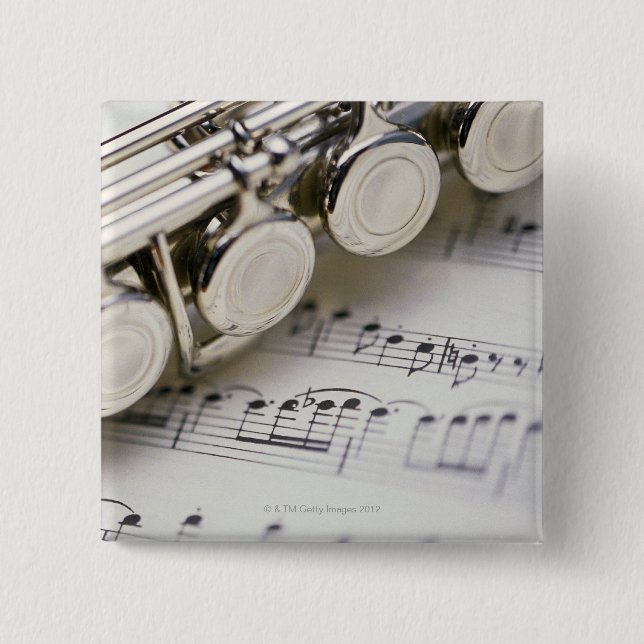 Flute på Lakan Music Knapp (Framsida)