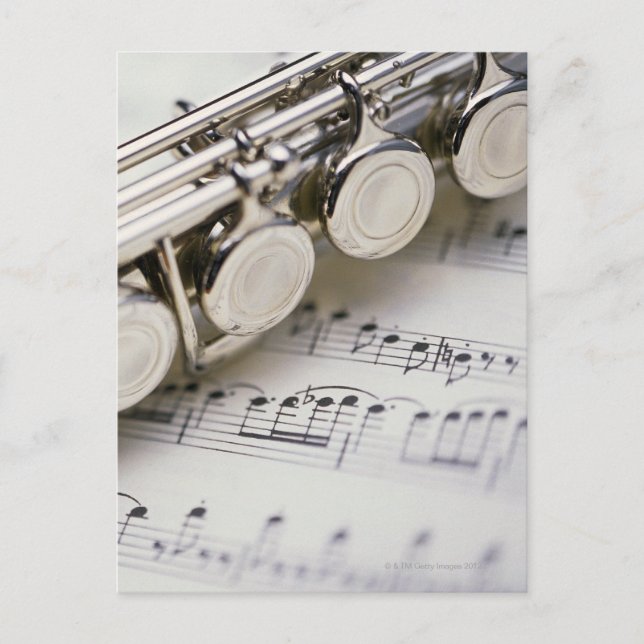 Flute på Lakan Music Vykort (Framsida)