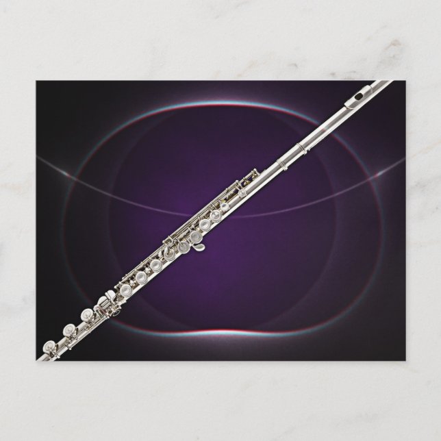 Flute på Lila Vykort (Framsida)