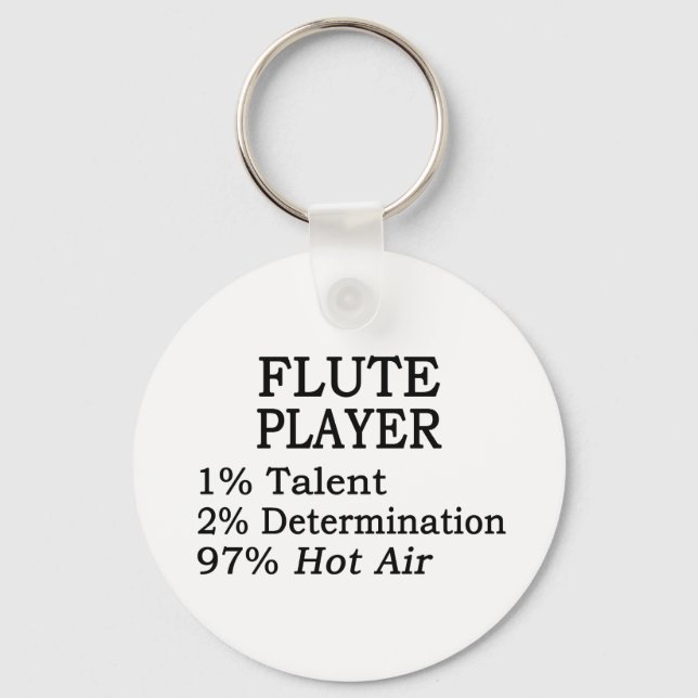 Flute Player Hett Luft Nyckelring (Framsida)