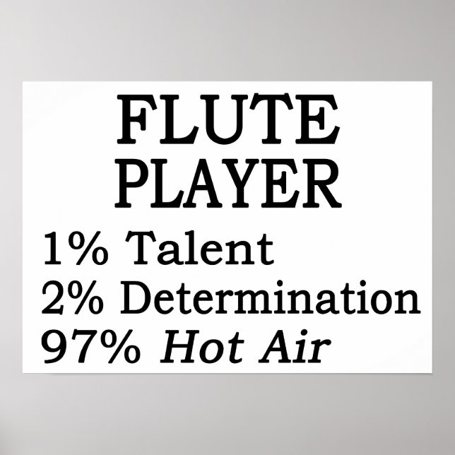 Flute Player Hett Luft Poster (Framsidan)