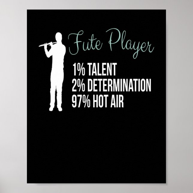 Flute Player-instrument Poster (Framsidan)