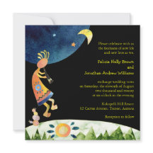 Flute Player Kokopelli Southwest Bröllop