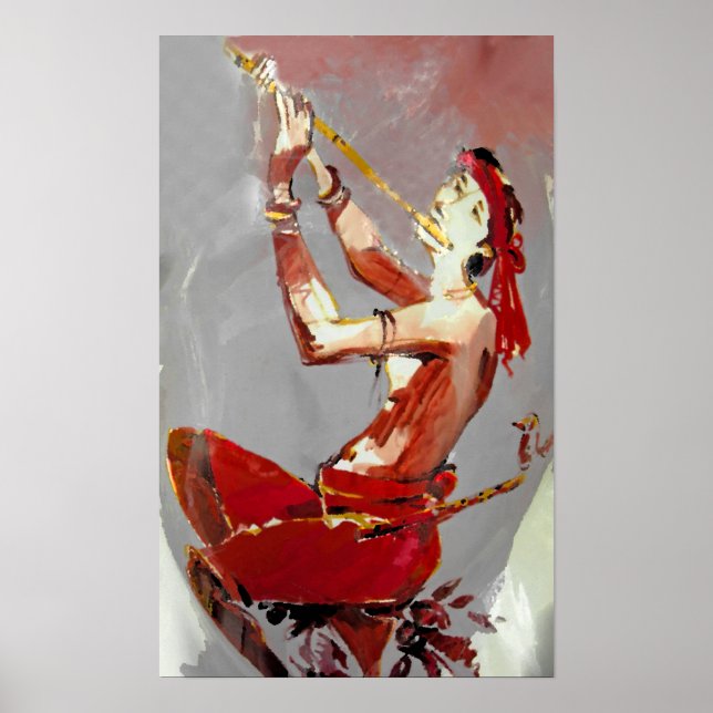 Flute Player/Musician Poster (Framsidan)