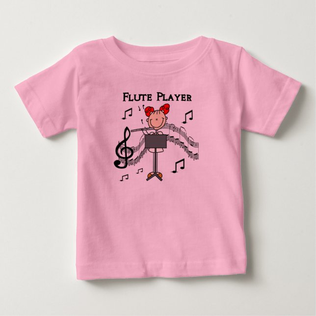 Flute Player Shirt T (Framsida)
