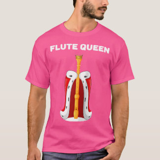 Flute Queen Girls Flute Tshirt Womens Flute Ba T Shirt