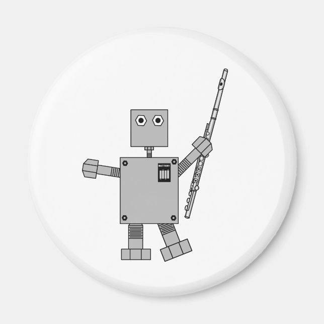 Flute Robot Magnet (Framsidan)