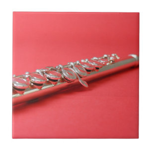 Flute rosa woodwind student kakelplatta