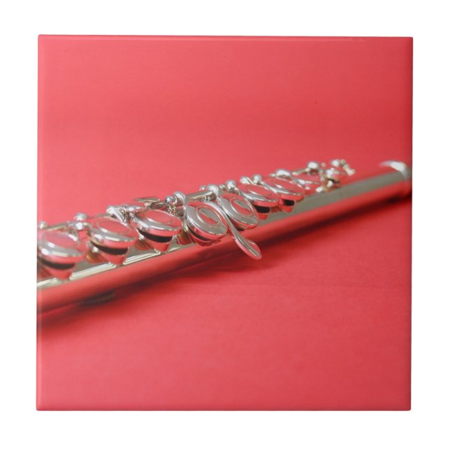 Flute rosa woodwind student kakelplatta (Framsidan)