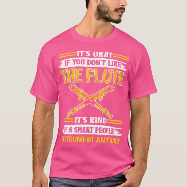 Flute Shirt Funny I Kärlek Flute Flutist Flute P T (Framsida)