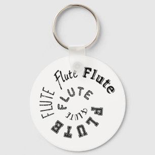 Flute Spiral Nyckelring