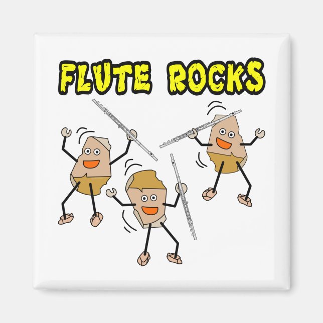 Flute Sten Magnet (Framsidan)