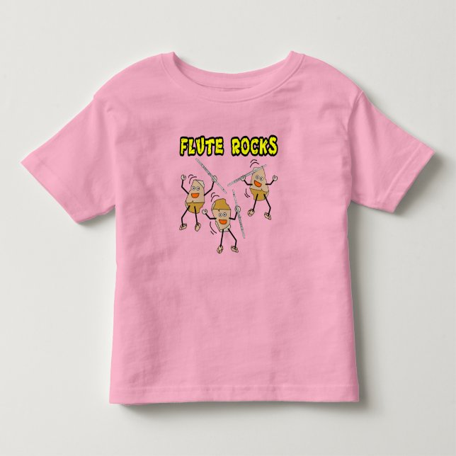 Flute Sten T Shirt (Framsida)