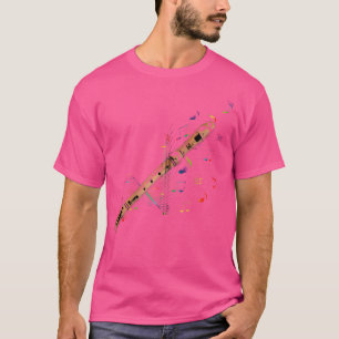 Flute T Shirt Flute Kids Flute Girl Flute Älskare