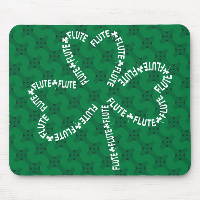 Flute Text Shamrock Musmatta (Framsidan)