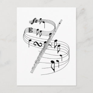Flute Vykort