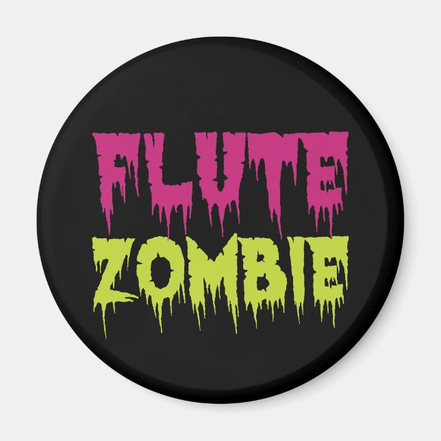 Flute Zombie Magnet (Framsidan)