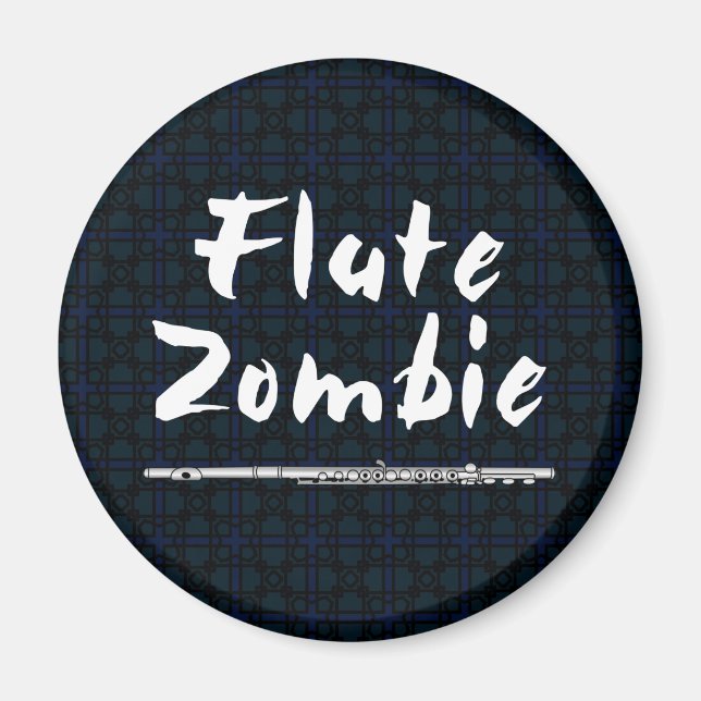 Flute Zombie Magnet (Framsidan)