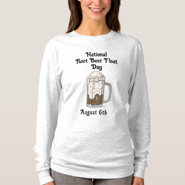 Fluten nationaldag för rotöl | Augusti 6e T Shirt (Framsida)