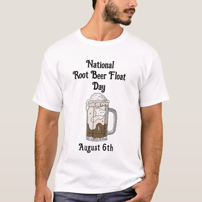 Fluten nationaldag för rotöl | Augusti 6e T Shirt (Framsida)