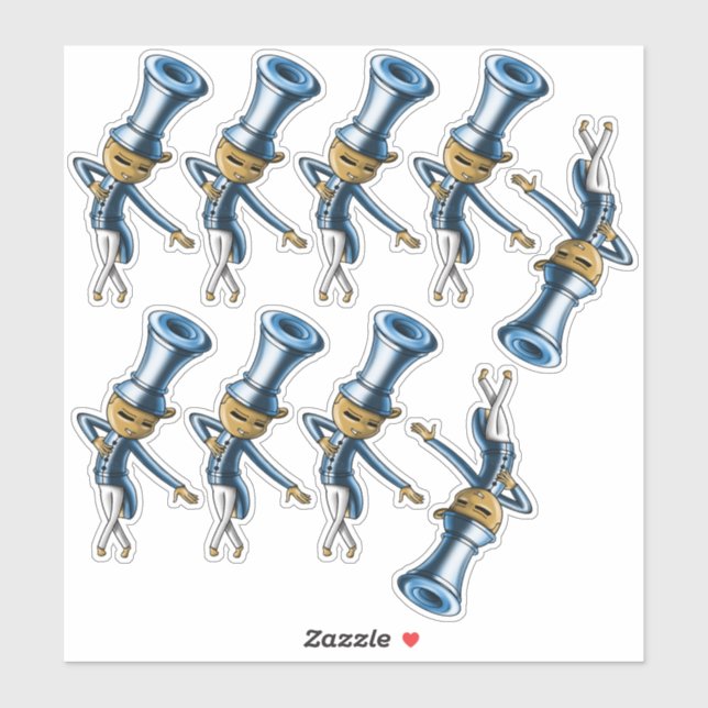 Flutes Klistermärken (Ark)